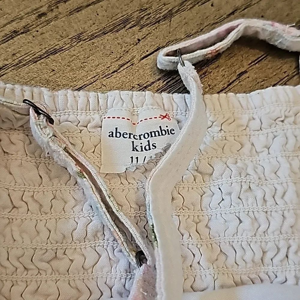 Floral top and short set size 11/12 Abercombie Kids